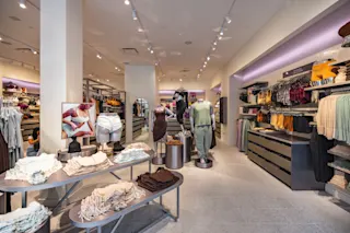 An interior photo of SavageXFenty at The Ferguson.