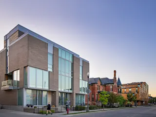 Exterior of City Modern. 