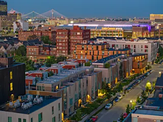 Aerial view of City Modern. 