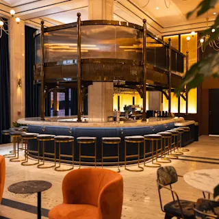 Interior of Bar Rotunda at Book Tower. 