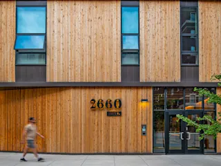 Exterior of City Modern. 