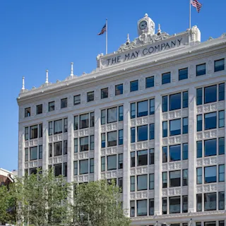 Exterior view of The May. 