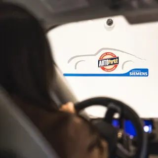 Woman uses the AutoParkit at Press/321. 