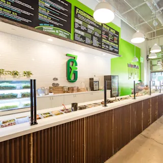 Interior of 7 Greens. 