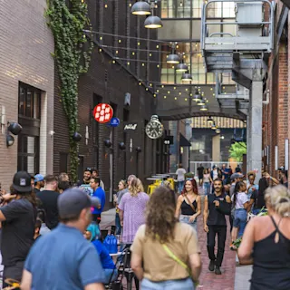 Parker's Alley activation. 