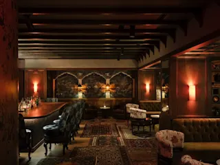 Restaurant interior. 