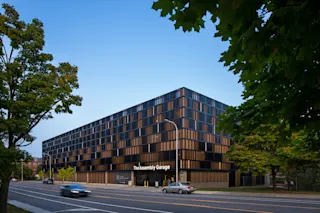 Street view of The Assembly Garage. 