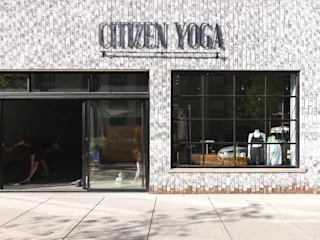 Citizen Yoga exterior with signage. 