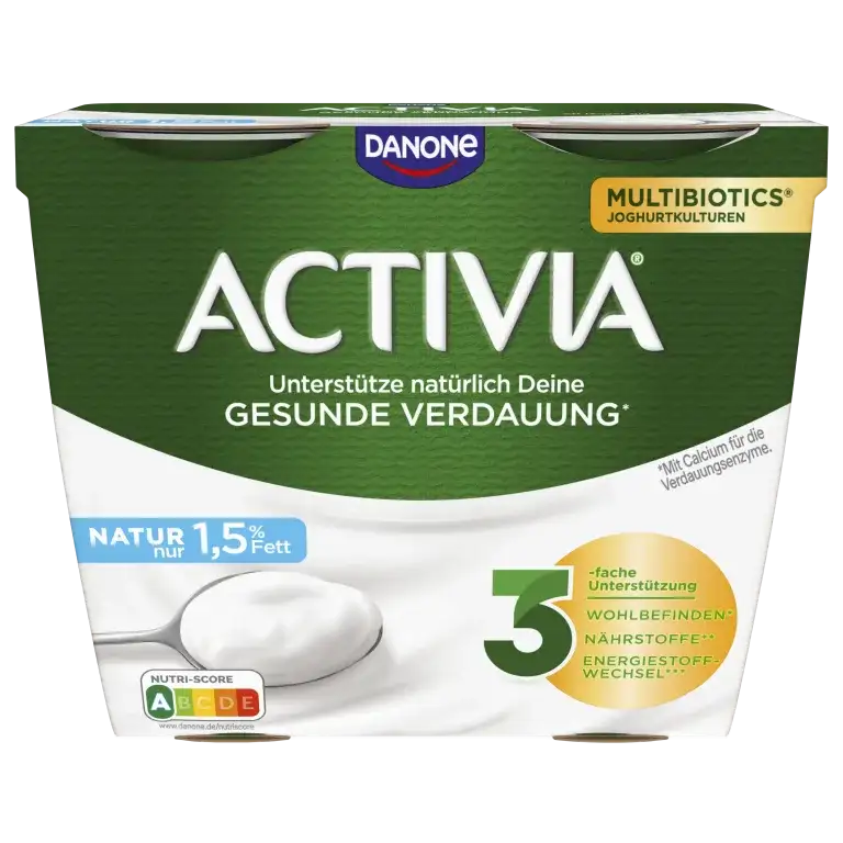 Activia Naturjoghurt-Packung
