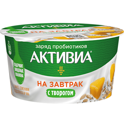 Активиа с манго, семенами подсолнуха и чиа PROBIOTIC BOWL 135 г
