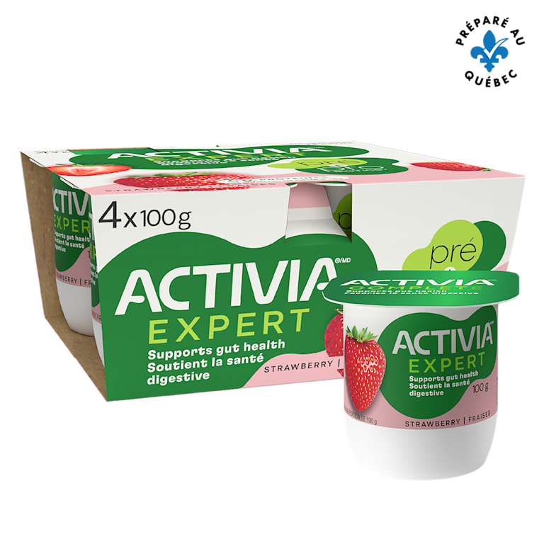 Yogourt Probiotique et Prébiotique à la Fraise