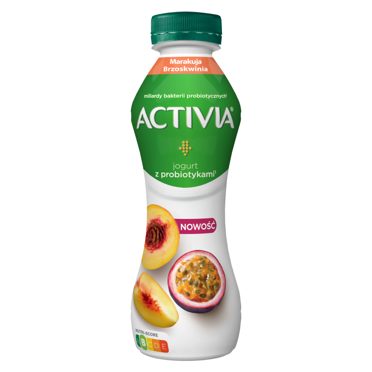 Activia jogurt do picia brzoskwinia, marakuja