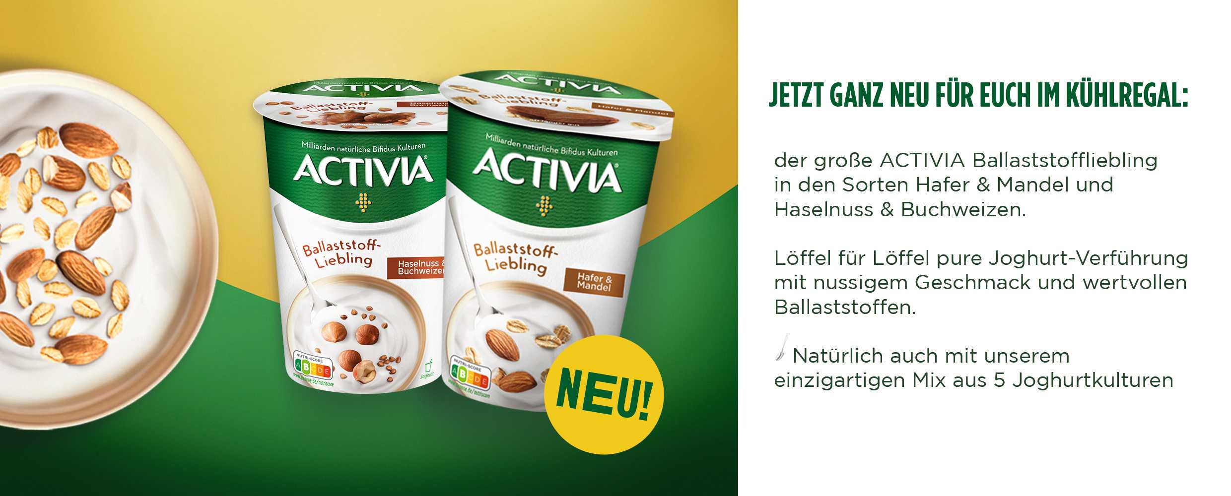 Wertvolle Ballaststoffe, voller Geschmack!