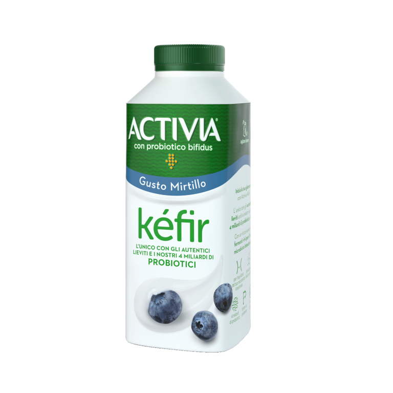 Mirtillo kefir frutta Activia