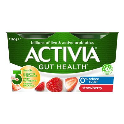 Activia Strawberry probiotic yogurt is a delicious and healthy snack made with creamy yogurt and real peach fruit pieces. It is a rich source of calcium, probiotics, and other essential nutrients that promote good gut health. The mild and sweet taste of strawberries perfectly complements the tangy flavor of yogurt, making Activia Strawberry a perfect choice for those who want to indulge in a nutritious and satisfying snack.