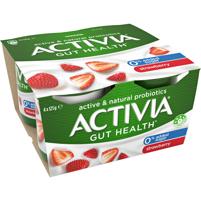 Activia Strawberry probiotic yogurt is a delicious and healthy snack made with creamy yogurt and real peach fruit pieces. It is a rich source of calcium, probiotics, and other essential nutrients that promote good gut health. The mild and sweet taste of strawberries perfectly complements the tangy flavor of yogurt, making Activia Strawberry a perfect choice for those who want to indulge in a nutritious and satisfying snack.
