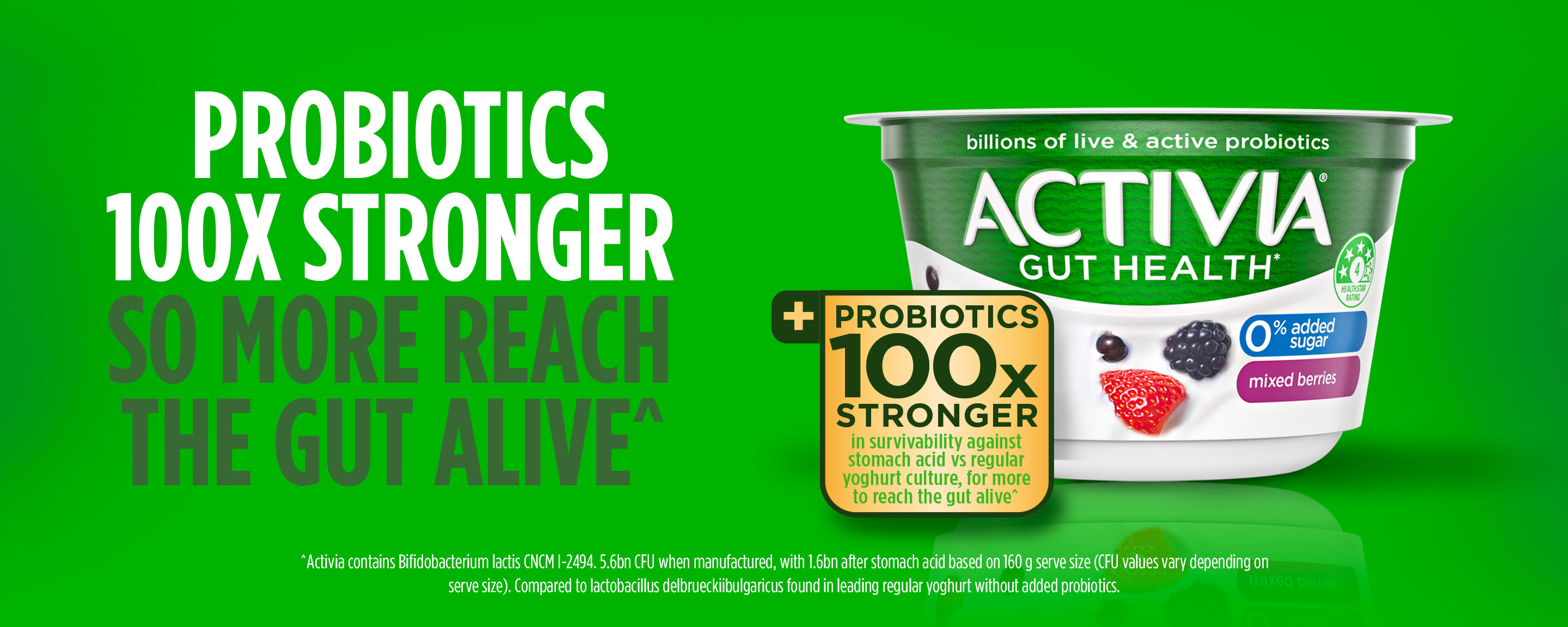 Activia Billions Of Live And Active Probiotics Activia Probiotic Yoghurt | Improve Your Gut Health | Activia