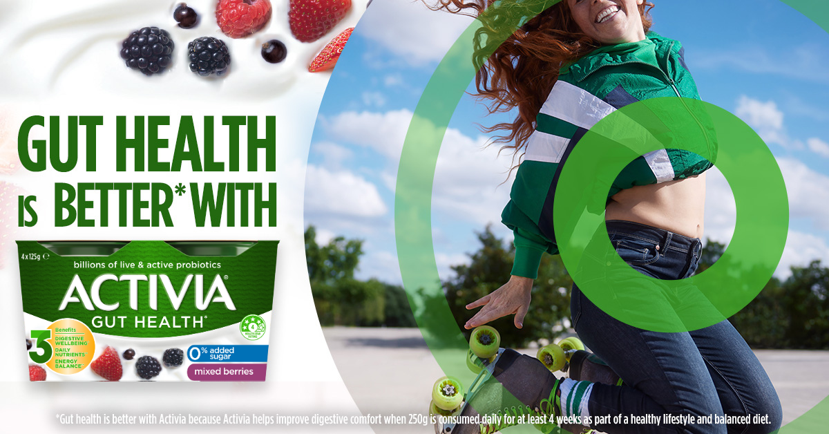Activia Billions Of Live And Active Probiotics Activia Probiotic Yoghurt | Improve Your Gut Health | Activia