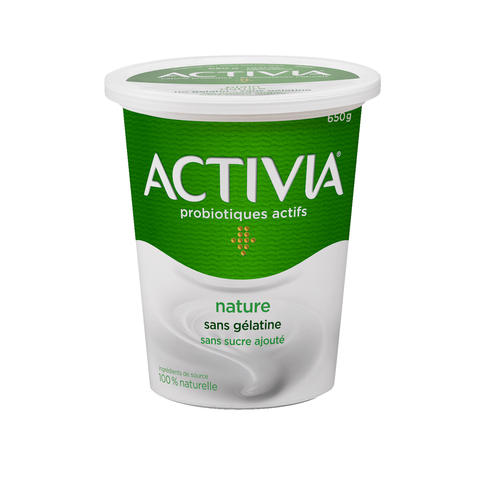 Activia Sans Sucre Ajout