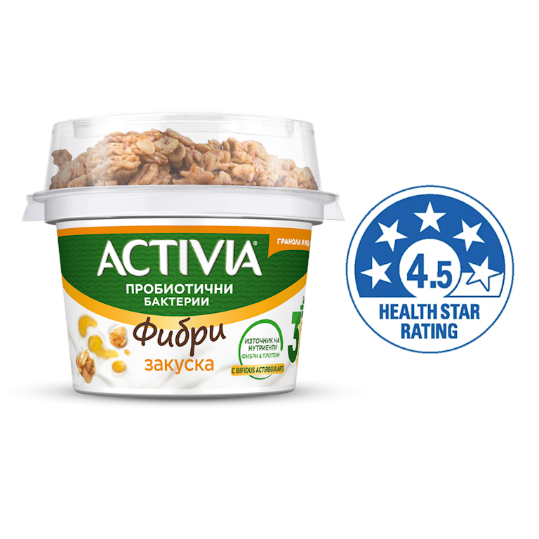 Активиа Закуска с 4 милиарда пробиотични бактерии Bifidus Actiregularis