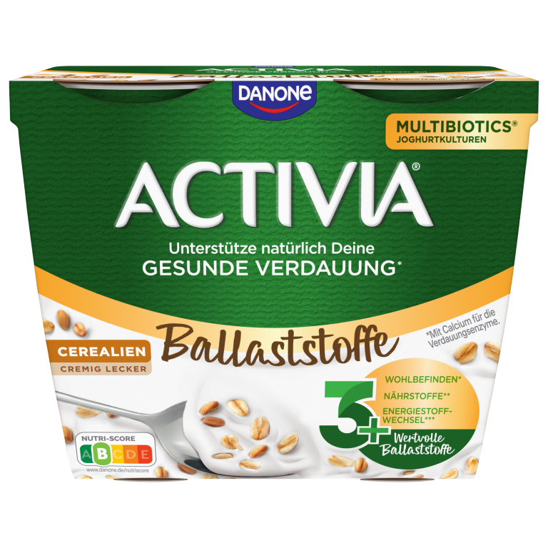 Activia Müsli-Joghurt-Packung