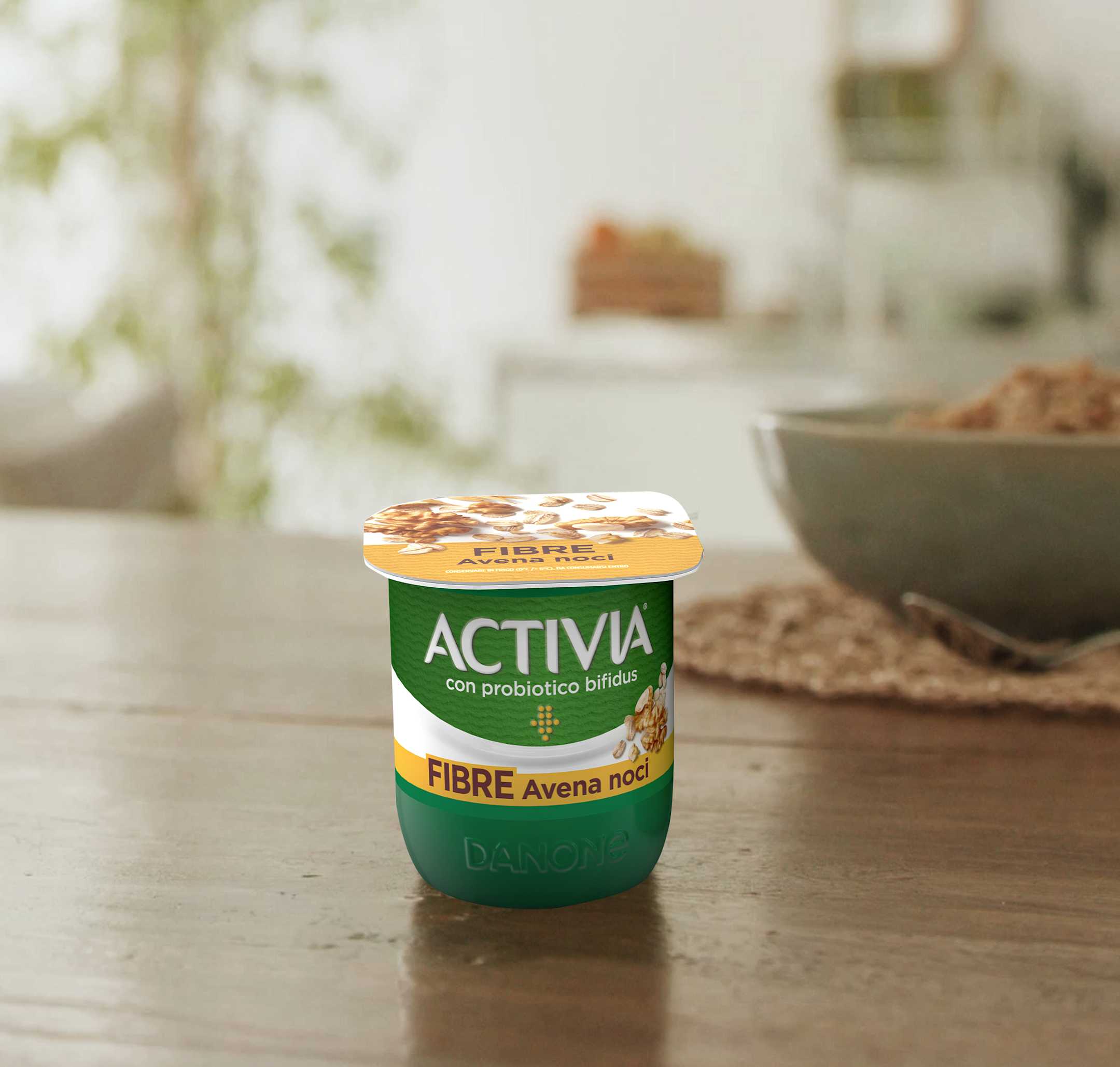 Yogurt con fibre, pera e cereali Activia