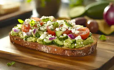 Tartines à l'avocat