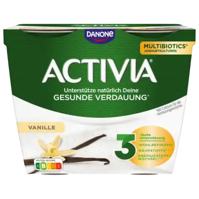 Activia Vanille Joghurts Packung