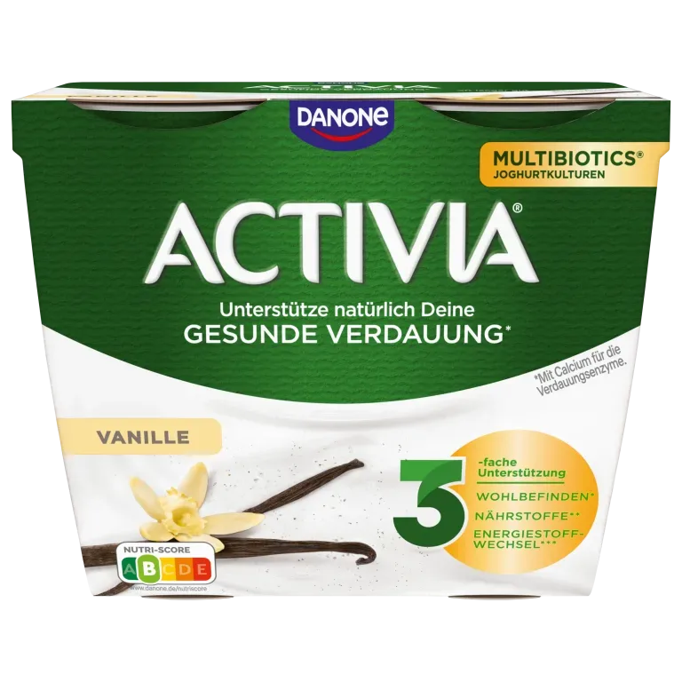 Activia Vanille Joghurts Packung