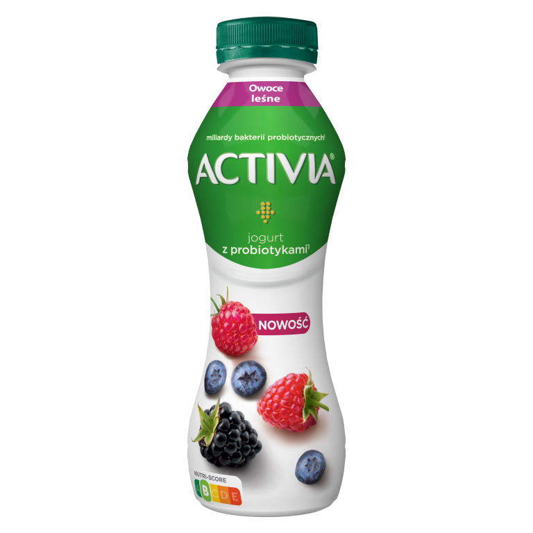 Activia jogurt do picia owoce leśne