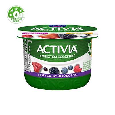 Activia Vegyes gyümölcsös élőflórás joghurt Bifidus Actiregularis-szal és kalciummal, amely hozzájárul az emésztőenzimek normál működéséhez!