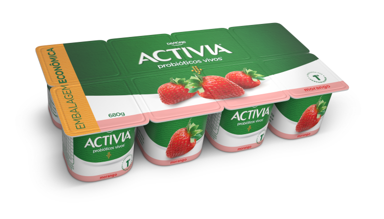 Preparado com frutas naturais e a massa exclusiva de Activia que passa por 8h de fermentação, tudo para trazer o poder dos probióticos vivos com um sabor delicioso de morango!