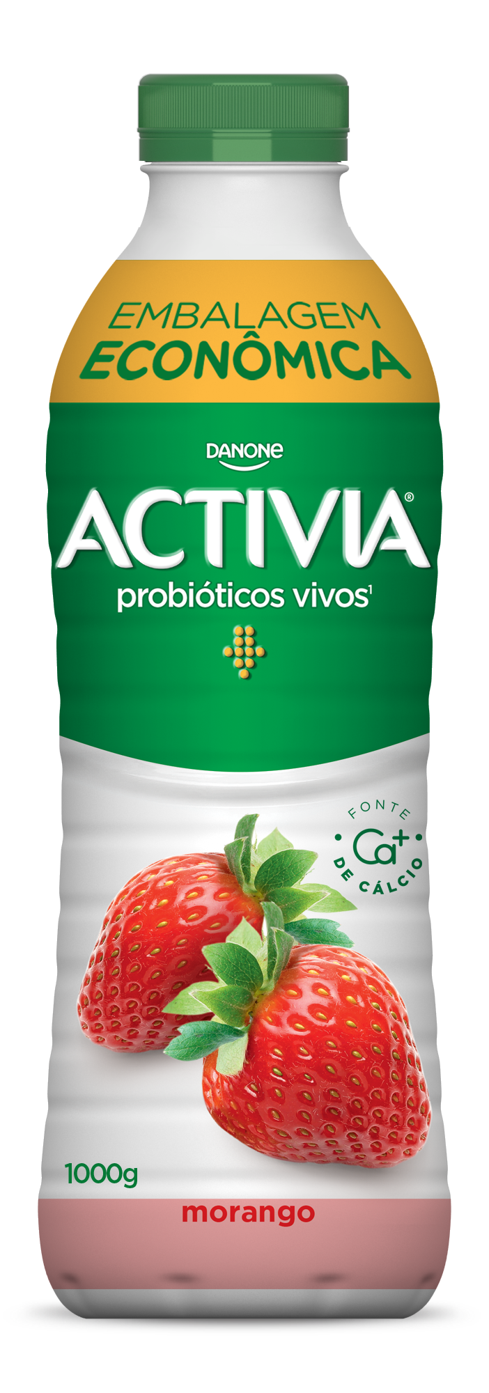 Preparado com frutas naturais e a massa exclusiva de Activia que passa por 8h de fermentação, tudo para trazer o poder dos probióticos vivos com um sabor delicioso de morango!