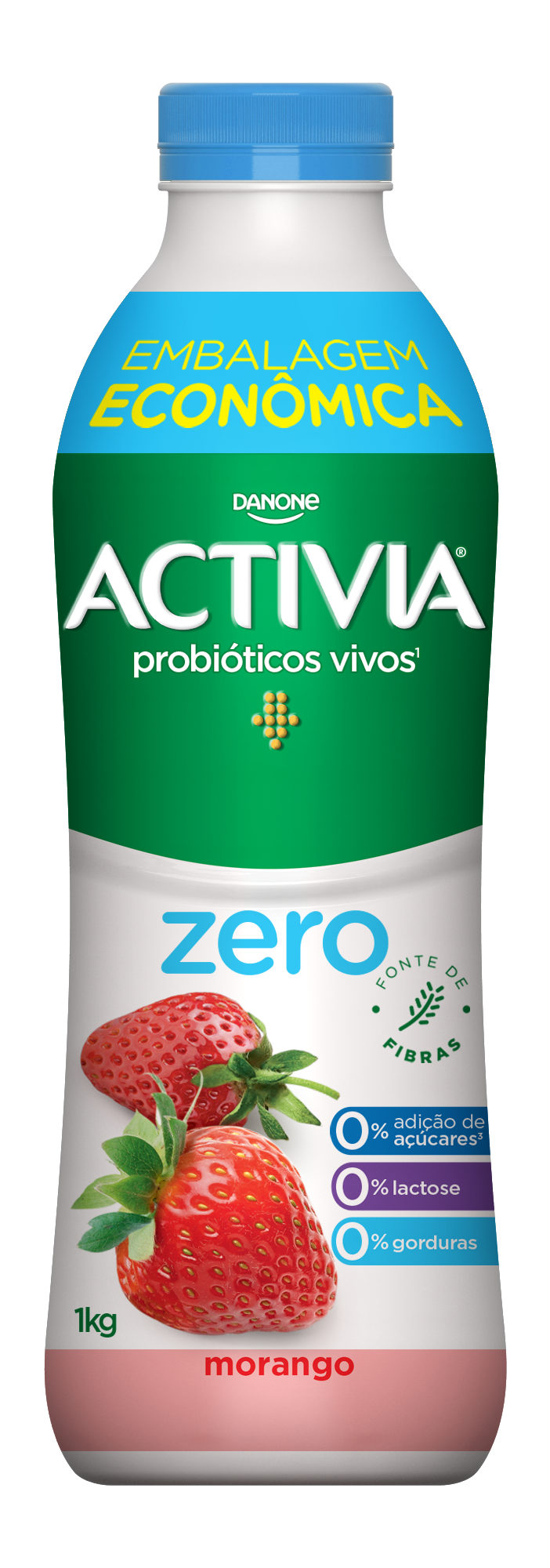 A linha desenvolvida para você que quer uma vida mais leve. O delicioso sabor de Activia com zero gorduras, zero lactose e zero adição de açúcares.