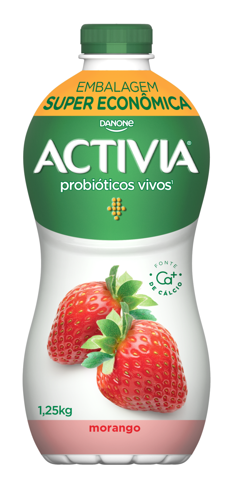 Preparado com frutas naturais e a massa exclusiva de Activia que passa por 8h de fermentação, tudo para trazer o poder dos probióticos vivos com um sabor delicioso de morango!