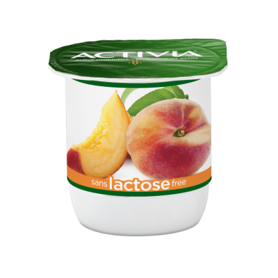 Peach Lactose Free Yogurt