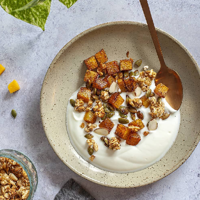 Caramelized Butternut Squash Yogurt Bowl