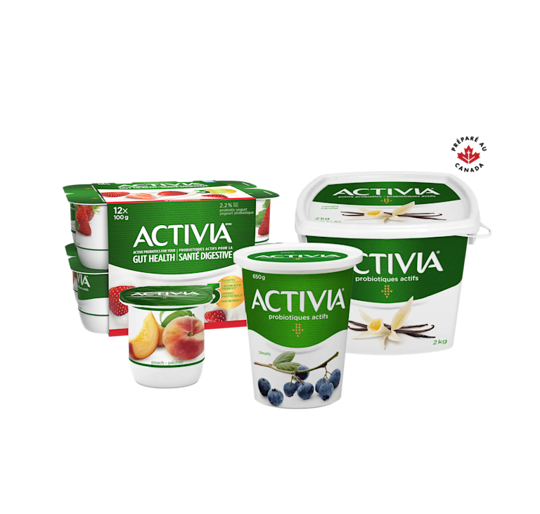 Yogourts enrichis en probiotiques Activia