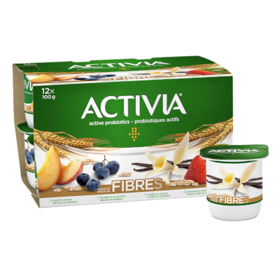 Yogourts riches en fibres Activia