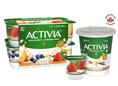 Yogourts riches en fibres Activia