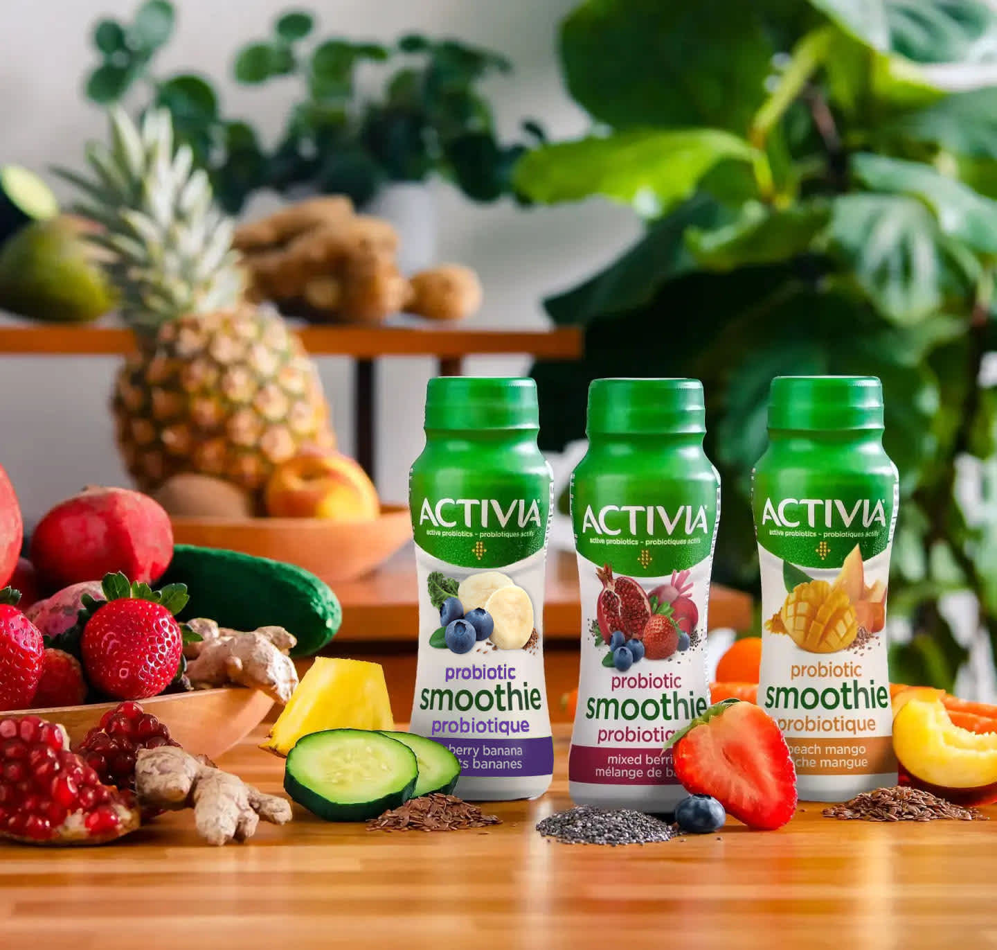 Smoothie probiotique Activia