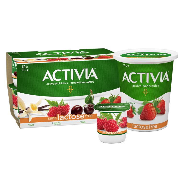 Activia Lactose Free yogurt
