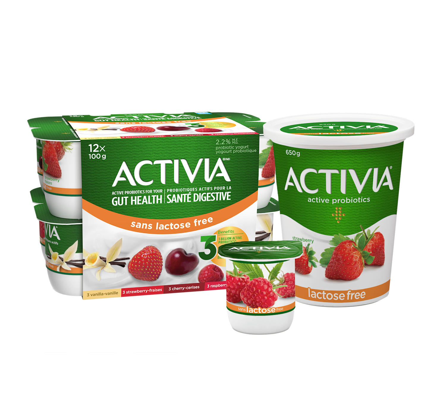 Activia Lactose Free yogurt