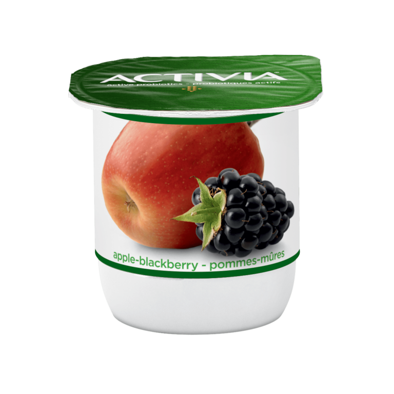 Apple-blackberry yogurt