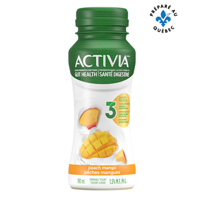 Smoothie probiotique Mangue-Pêche