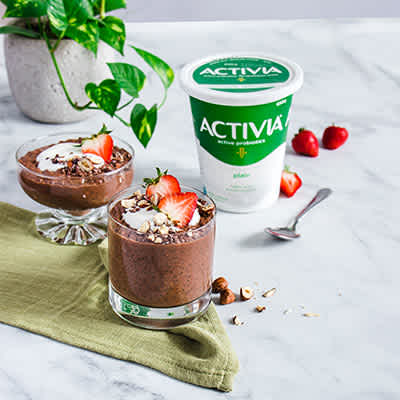 Activia Chocolate Chia Pudding