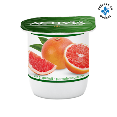 Yogourt au pamplemousse rose