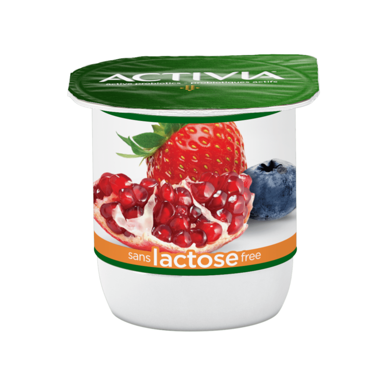 Activia Yogurt With Probiotics, Strawberry Flavour - 12x100.0 g
