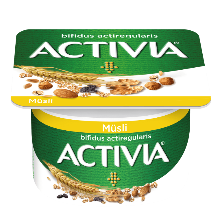 Activia s müsli a probiotiky