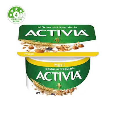 Activia s müsli a probiotiky